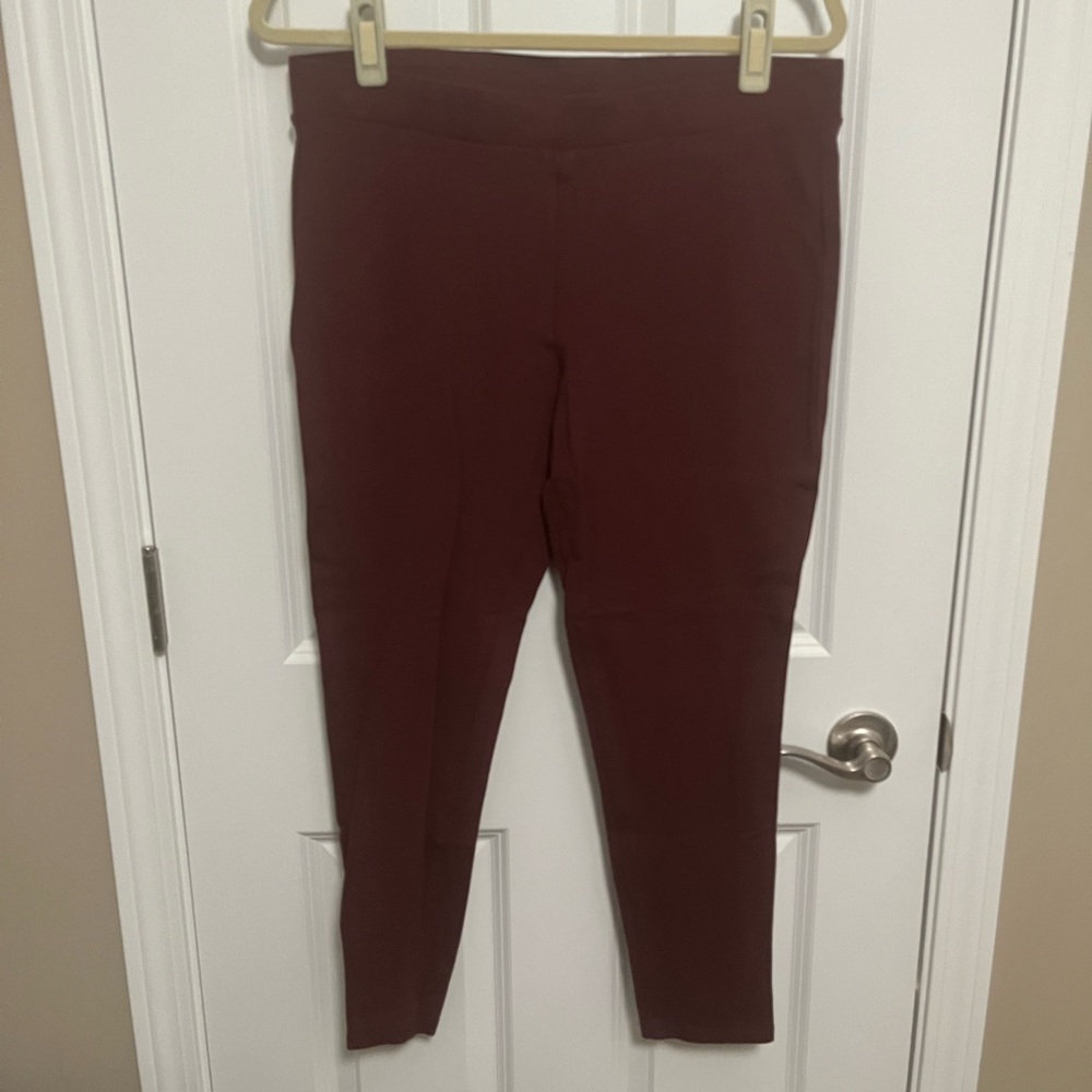 Ana maroon dress pant leggings